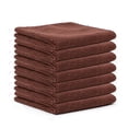 thumbnail image 1 of Microfiber dishcloth, kitchen and household dishcloth, scouring pad, car cleaning cloth, absorbent cleaning towel, 30*30cm (5 pieces, 250gsm), brown, 1 of 1