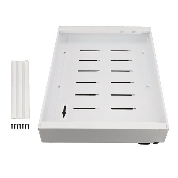 LAZIOEGR 12‑20 in. Expandable Carbon Steel Pull‑Out Cabinet Organizer with 3‑Rail Smooth Track, No‑Drill Installation, Multi‑Functional Kitchen Drawer