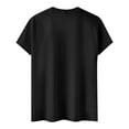thumbnail image 4 of 2026 New USA Soccer Jersey T-Shirt, United States Jersey Soccer, USA Team Pattern Crew Neck Short Sleeve Athletic Casual Football Top for Adult(Black, 2XL), 4 of 6