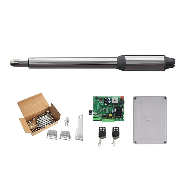 (660lb) Single Swing Automatic Gate Opener Kit Suitable For Opening Gates /Gate Motor Solar Powered Optional For Home Security/Farm/Garage/Business ,Ultra-Quiet Operation