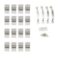 thumbnail image 2 of Hurricane Window Clips, Hurricane Safety Stainless Steel Clip, Hurricane Board Up Clips  to Secure Plywood Hurricane Shutters Panel Hardware Fit 1/2 Inch Thick Plywood, 2 of 7