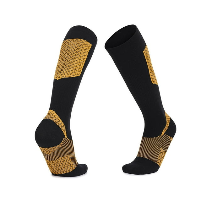 Calcetines de presión para correr al aire libre de tubo largo, calcetines de fútbol antideslizantes y resistentes al desgaste Zhivalor BST3004079-1