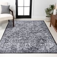 thumbnail image 4 of JONATHAN Y MDP205B-4 Modern Persian Boho Vintage Trellis Black/Ivory 4 ft. x 6 ft. Area Rug, 4 of 8