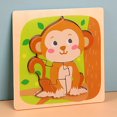 thumbnail image 1 of DYTTDG Rompecabezas de madera para niños y bebés, rompecabezas de cognición numérica, juguete educativo de aprendizaje, regalo de Navidad, 1 of 3