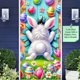 thumbnail image 5 of CaiYueKe Easter Door Curtain Spring Holiday Decorations Bunny Egg Pattern Party Supplies Wall Hanging Decorative Banner for Home Indoor Outdoor Festival Celebration, 5 of 9