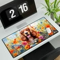 thumbnail image 3 of Welcome Spring Summer Cocker Spaniel Portrait Flower Blue Sky Desk Mat Full Keyboard Mouse Pad Cockers Dog Lover Gifts Large Mousepad - 12001, 3 of 5