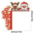 thumbnail image 3 of Adhesivo Luminoso Xihbxyly para Esquina de Puerta de Navidad Decoración Navideña PVC, 3 of 4