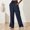 A1_Navy, variant on Zjunqe Womens Cargo Sweatpants High Waisted Wide Leg Joggers Pants Soft Cotton Fleece Baggy Trousers with Pockets Drawstring Elastic Waist Fall Lounge Workout Outfits Casual Athletic Pants Beige L