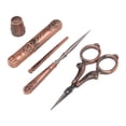 thumbnail image 2 of Craft Scissors, Stainless Steel Pressure Resistance Embroidery Scissors Kit  For Needlework For DIY Crafts For Beginner Sewing, 2 of 8