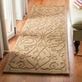 thumbnail image 3 of SAFAVIEH Impressions Clarisse Geometric Wool Area Rug, Light Brown, 3' x 5', 3 of 9