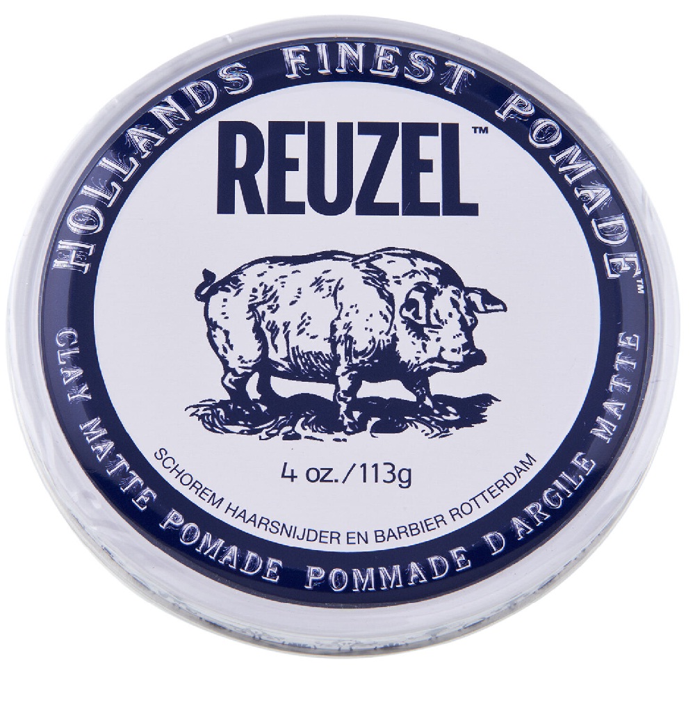 Reuzel Clay Matte Pomade Hair Wax & Pomade 4 oz 113 g