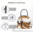 thumbnail image 4 of Disketp Western Cowboy Countryside Bolsa Térmica para Almuerzo, Lonchera con Abertura Amplia y Gran Capacidad, Organizador Reutilizable para Mujeres, Hombres y Adultos, 4 of 6