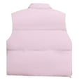 thumbnail image 5 of Daznico Winter Sleeveless Quilted Down Vest with Stand Collar Short for Warmth Outerwear,Womens Vest,XL, 5 of 5