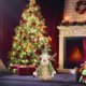 thumbnail image 1 of Adornos navideños, adornos navideños, regalos navideños, decoración navideña, reno de cuatro patas de tela verde, postura de pie, muñeco de reno navideño, muñeco de alce, 1 of 7