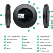 ARAFUNA Portable CD Player with Headphones, Rechargeable CD Player Walkman for Travel, Support Usb