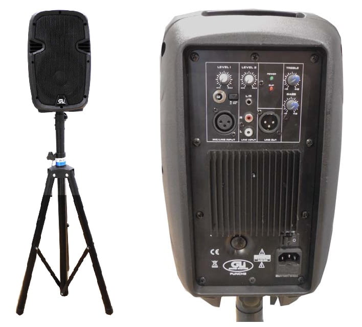 Gli Pro PUNCH8 Glipro 8" 1000w Powered Dj Spkr