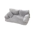 thumbnail image 3 of Sofá Cama para mascotas Salvador Gris claro L cómodo y de felpa antideslizante para cachorros y gatos de interior, 3 of 10