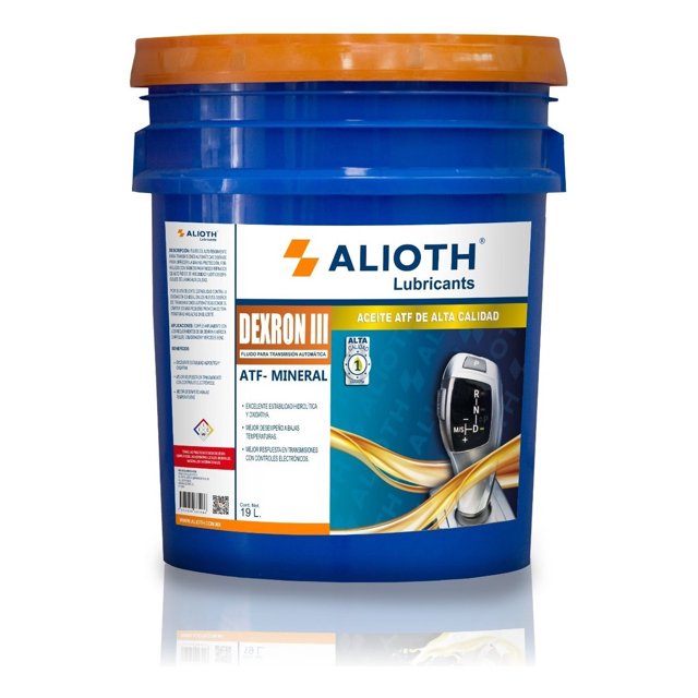 FLUIDOS TRANSMISIONES AUTOMÁTICAS - ATF - DEX III Alioth Lubricants Cubeta de 19 L