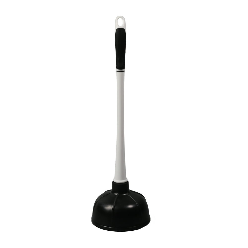 Universal Black and White Toilet Plunger