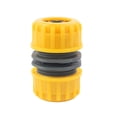 thumbnail image 2 of 8Pc Double Hose Connector for 1/2 Garden Hoses Repair Garden Hose Connector Yellow, 2 of 9