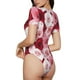 thumbnail image 2 of Balery Rose Body de cuello redondo de manga corta para mujer Tops de manga corta Tops básicos-Large, 2 of 7