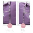 thumbnail image 5 of Personal Item Bag Foldable Travel Duffel Bag Tote Carry on Luggage Duffle Overnight for Gym，Sports,short Tip,shopping bag （Purple）, 5 of 9