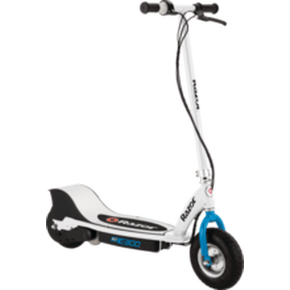 Razor E300 Electric Scooter - White, up to 15 mph, for Teen and Adult up to 220 lbs, Unisex