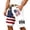 Z05 White, variant on FASHOFT Cargo Shorts for Men Tactical 250th Anniversary USA Shorts American Flag Print Men Patriotic 4th of July Short with Pockets Blue L