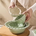 thumbnail image 3 of Juego de platos de la serie Early Spring, vajilla de cerámica de estilo doméstico, cuenco de arroz de color esmaltado, ligero, de lujo, moderno, 3 of 5