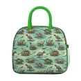 thumbnail image 2 of Womens Colorful Dinosaurs Scientific Name Pattern Lunch Box for Work,Insulated Lunch Bag for Women,Loncheras Para Mujer,Leakproof Adult Lunch Bag for Work,Beach,Travel,Picnic,Camping, 2 of 7