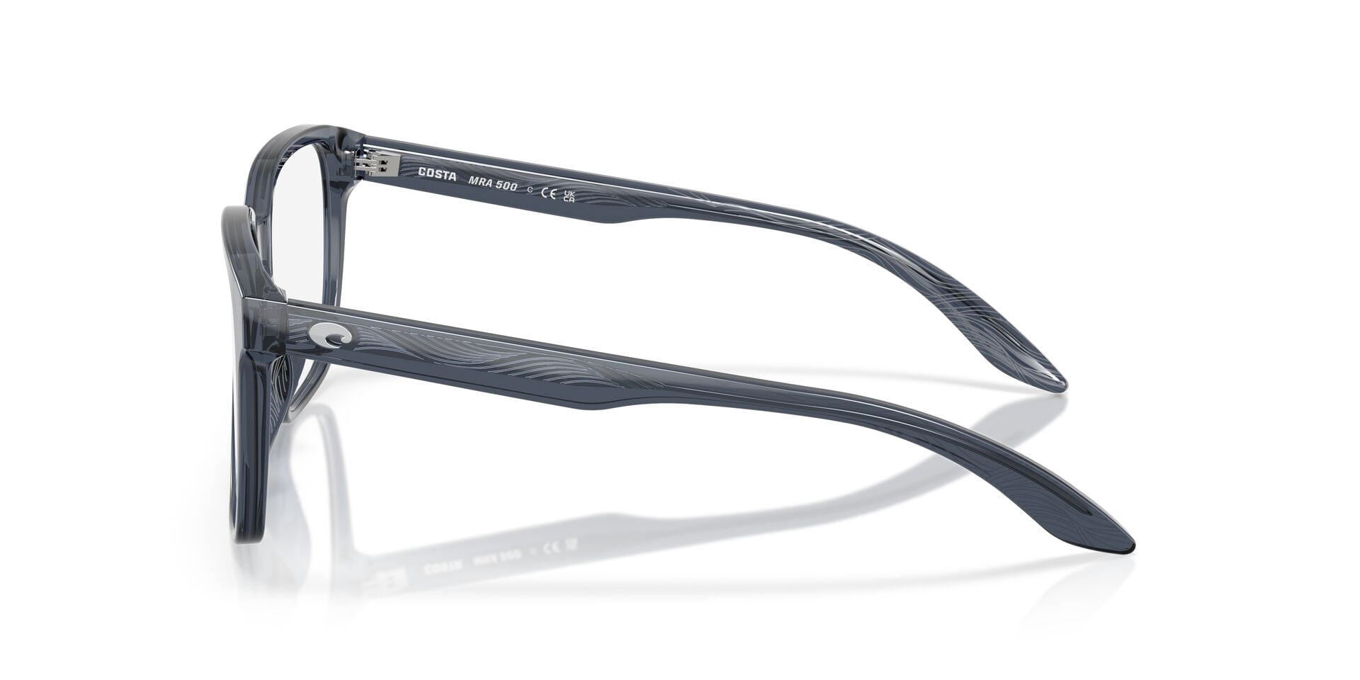 Costa Del Mar MRA 500 Eyeglasses, Size 56 Abyss Blue Optical Frames with Demo Lenses