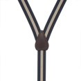 thumbnail image 3 of SuspenderStore Striped Y-Back Suspenders - 1-Inch Wide Elastic - Button - 3 Sizes, 3 of 4