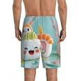 thumbnail image 6 of KLL Kawaii Sushi Characters Delight for Men's 1-Pack Shorts,Sleep Pajama Shorts for Men Soft Pj Shorts Men's Pajama Bottoms Sleepwear -Large, 6 of 7