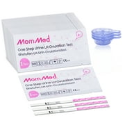 Mommed Ovulation Test Strips, 50 LH Ovulation Predictor Kit with Free 50 Collection Cups,25mIU
