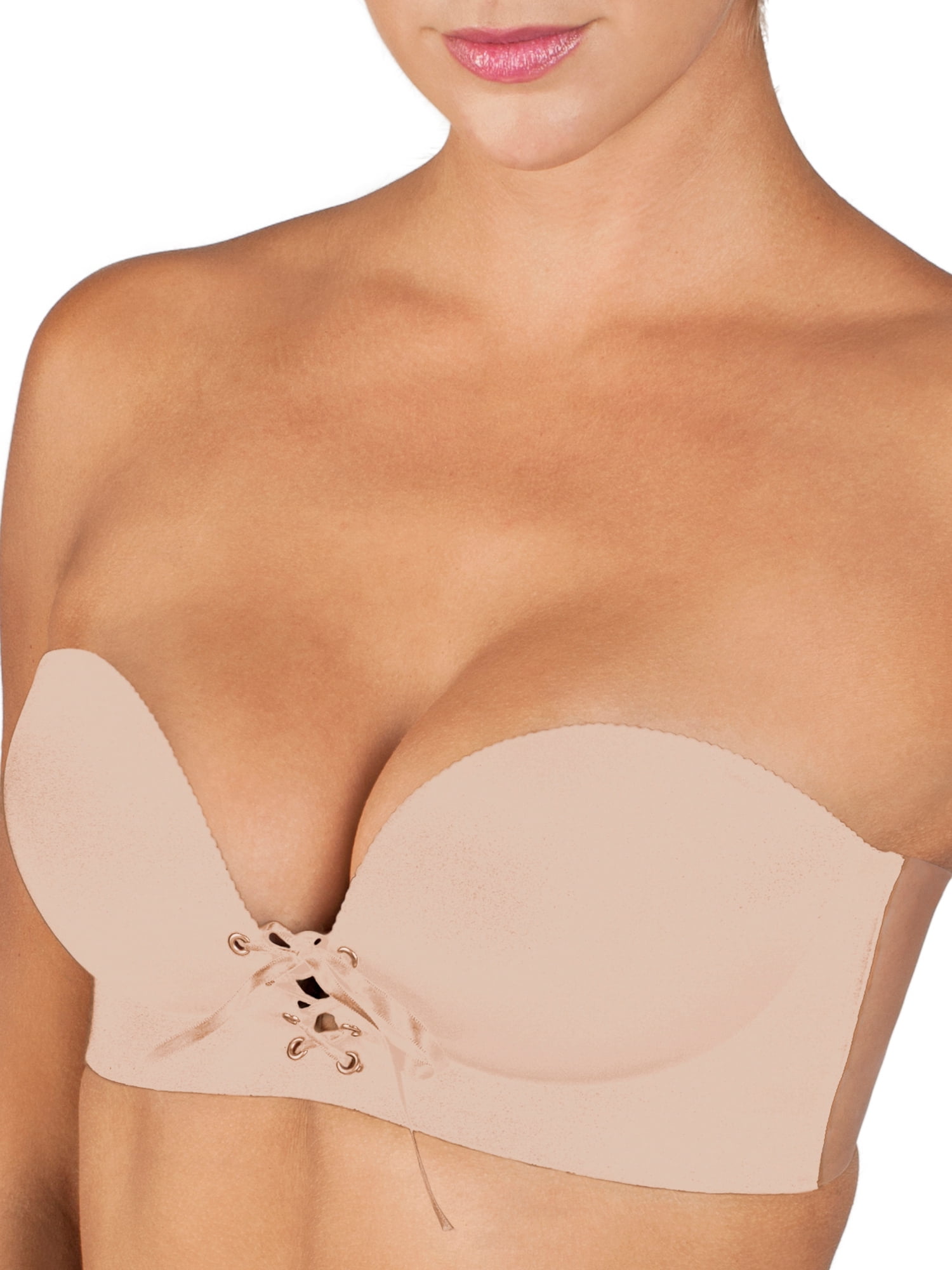Buy Fashion Forms Women's Backless Strapless U Plunge Bra, Nude, D