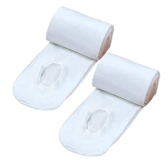 Raindrops Tights for Women Breathable White 2 Pairs