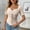 Beige square neck short sleeve tshirt a1, variant on Women Square Neck Short Sleeve Tshirt Ruched Bodycon Casual Top Cute Fashion Tee Shirts Summer Vacation Clothes, Pink M