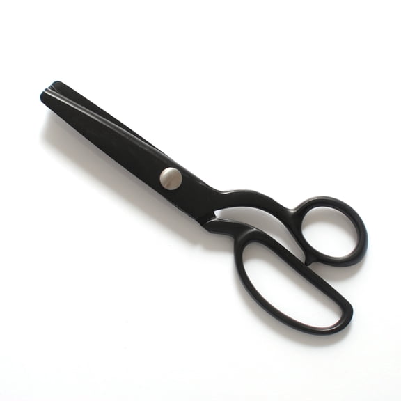 YJSStriving Heavy Duty Pinking Shears  Serrated Scissors All Stainless Steel  for Fabric Decorative Edge 8 inch