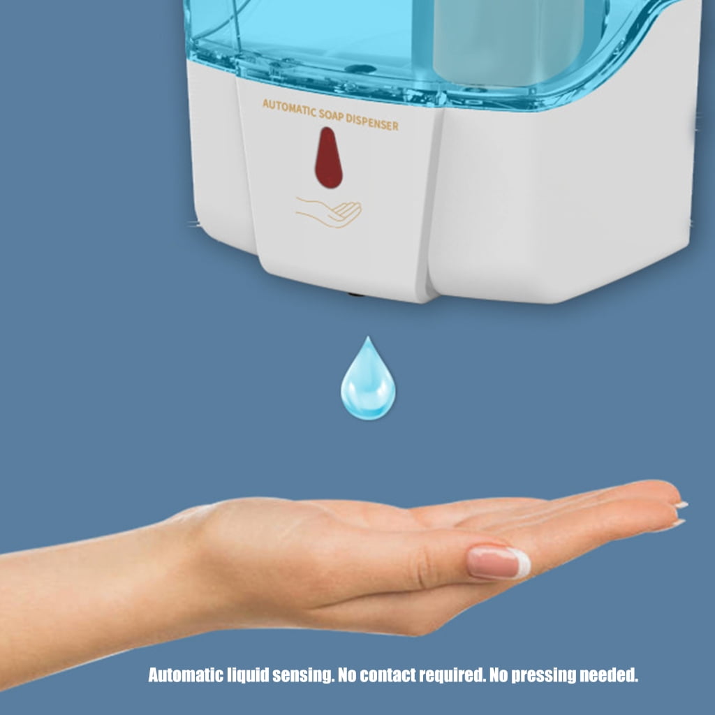 Wall Mounted Liquid Soap Dispenser 700ML Capacity Refillable None Induction Soap Dispenser Hospital Hand Washer