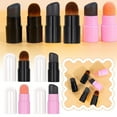 thumbnail image 2 of Clearance Now! Mini Silicone Lip Brush Angled Concealer Makeup Brush Tool Round Head Brush R7 T3I8, 2 of 8