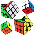 thumbnail image 2 of Magic Cube Ensemble, 2x2 + 3x3, 2 Po Paquet (Noir), 2 of 4
