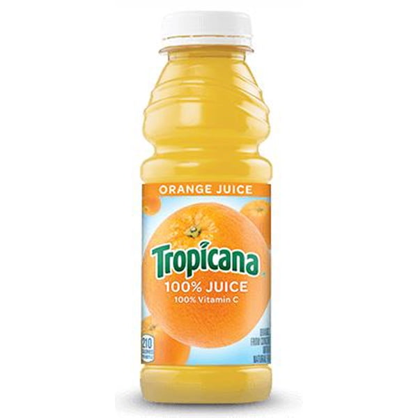 Tropicana 100 Orange Juice 15.2 oz Plastic Bottles Pack of 12