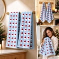 thumbnail image 4 of PYURTEP Christmas Hand Towels, 2 Pcs Soft Absorbent Holiday Kitchen Towels, Decorative Hand Towel for Christmas Bathroom Kitchen, 23.6 x 15.8 inch, 4 of 8