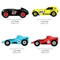 thumbnail image 2 of Big Dot of Happiness Let's Go Racing - Racecar - DIY Shaped Race Car Birthday Party or Baby Shower Cut-Outs - 24 Count, 2 of 6