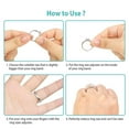 thumbnail image 4 of Invisible R-Ing Size Adjuster R-Ing Sizer Spacer Guard 8 Sizes For Loose R-Ings Portable, 4 of 7