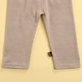 thumbnail image 7 of KEINXS Toddler Baby Girls Leggings Rib Knit Bottom Pants with Pocket Fall Winter Warm Clothes Black 5-6 Years, 7 of 7