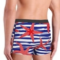 thumbnail image 5 of Disketp Sea Stars Men'S Boxer Briefs,Soft And Breathable Cotton Underwear With Comfortflex Waistband, 5 of 8
