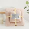 thumbnail image 3 of FNGZ Bath Towel,Hand Towels,High-Density Coral Fleece Towel and Bath Towel Two-In-One Set Soft and Absorben,Washcloths, 3 of 3