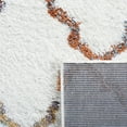 thumbnail image 6 of SAFAVIEH Berber Alastar Abstract Shag Area Rug, 2'3" x 8' Runner, Ivory/Multi, 6 of 8