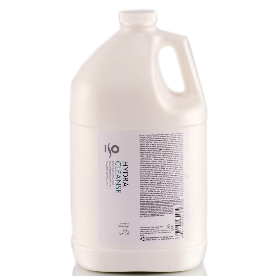 Iso Hydra Cleanse Reviving Shampoo 1 Gallon Pack of 6 with Sleek